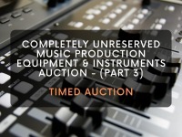Timed Auction: Completely Unreserved Music Production Equipment & Instruments Auction - (Part 3)