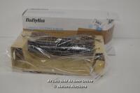 *BABYLISS 2583BU CORDLESS GAS CURLING TONG WAVES BRUSH 19MM CERAMIC BARRELL UK / APPEARS TO BE NEW - OPEN BOX [LQD214]