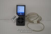 *APPLE IPOD MODEL: A1285 / 8GB / POWERS UP, NOT FULLY TESTED FOR FUNCTIONALITY [LQD214]