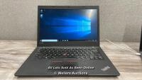 *LENOVO THINKPAD L490 / 500GB HDD / 16GB RAM / INTEL CORE I7-8565U PROCESSOR @ 1.80GHZ / WINDOWS 10 / WITHOUT POWER SUPPLY / POWERS UP, APPEARS FUNCTIONAL - SEE IMAGES
