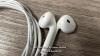 *APPLE EARPODS WITH LIGHTING CONNECTOR A1748 / NO SOUND FROM RIGHT EAR / GOOD CONDITION - 2