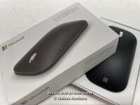 MICROSOFT MODERN MOBILE MOUSE IN BLACK, WIRELESS AS NEW CONDITION