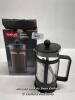 *BODUM KENYA FRENCH PRESS 3-CUP COFFEE MAKER (BLACK / 0.35L) / USED [3027]
