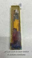 *HIMI PAINT BRUSH SET 5 PIECES, NYLON HAIR BRUSHES WITH WOODEN [3027]