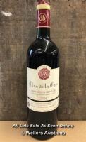 CLOS DE LA CURE SAINT-EKILION GRAND CRU 2004 75CL 13.5%ABV (BRAMBLE FRUIT AND SPICY OAK ON THE NOSE, RESTRAINED ON THE PALATE (REFLECTING THE VINTAGE) YET NICELY BALANCED WITH A DELICIOUS HERBAL FINISH.)