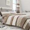 *ZIPCODE DESIGN RAQUEL PERCALE DUVET COVER SET SIZE: DOUBLE - 2 STANDARD PILLOWCASES, COLOUR: NATURAL / RRP: £18.99 / TO BE COLLECTED FROM HOMESTEAD FARM / NEW [2975]