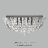 *WILLA ARLO INTERIORS FLUSH MOUNT SIZE: 19CM H X 45CM W / RRP: £164.99 / TO BE COLLECTED FROM HOMESTEAD FARM / APPEARS NEW / OPEN BOX / WITHOUT CRYSTAL TRIMMINGS [2975]