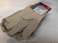 4X NEW PAIRS OF SAFE GUARD COTTON GLOVES