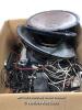 JOB LOT OF ELECTRICAL CABLES AND SPEAKERS