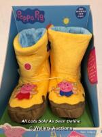 *PEPPA PIG TOYS MUDDY PUDDLE BOOTS WITH SOUNDS / APPEARS NEW [3064]