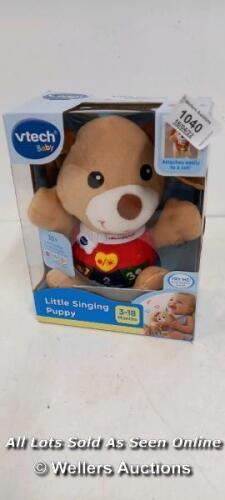 *VTECH 502303" LITTLE SINGING PUPPY TOY / LIGHTS UP ONLY [3064]
