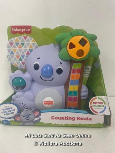 *FISHER-PRICE LINKIMALS COUNTING KOALA / APPEARS NEW IN BOX AND FUNCTIONAL [3064]