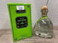 *SILVER PATRON TEQUILA - 700ML - RRP £46