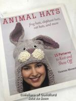 * ANIMAL HATS: 15 PATTERNS TO KNIT AND SHOW OFF [ MOONCIE' VANESSA ] USED [LQD242]