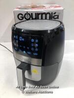 *GOURMIA AIR FRYER 7QT / POWERS UP, SIGNS OF USE