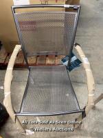 *COMMERCIAL MICRO MESH STACKING CHAIR / NEW