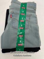 CHILDRENS NEW LEVI'S PULL ON JEGGINGS 2 PACK - AGE 8