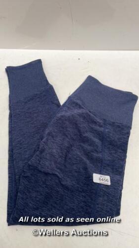 *LADIES NEW (WITHOUT TAG) KIRKLAND SIGNATURE NAVY SPORTS LEGGINGS - L