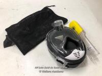 *BODY GLOVE ADULT SNORKLE MASK / SIGNS OF USE / APPEARS COMPLETE