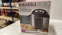 *INSTANT POT DUO GOURMET 9-IN-1 MULTI-PRESSURE COOKER / APPEARS NEW, OPENED BOX