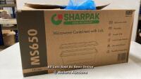 *SHARPAK PLASTIC TAKE AWAY CONTAINERS / APPEARS NEW, OPEN BOX