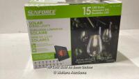 *SUNFORCE SOLAR STRING LIGHTS / SIGNS OF USE#, NOT FULLY TESTED