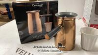*HOTEL CHOCOLAT VELVETISED CHOCOLATE CREAM, 70CL / MINIMAL SIGNS OF USE, WITHOUT BASE OR LID / NOT TESTED