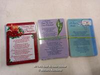 X60 NEW ASSORTED GRAVE SIDE CARDS