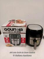 *GOURMIA 5.7L DIGITAL AIR FRYER WITH 12 ONE TOUCH COOKING FUNCTIONS / BOXED / USED / NO POWER [2966]