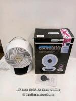 *MEACO AIR CIRCULATOR FAN / POWERS UP, NOT FULLY TESTED FOR FUNCTIONALITY / APPEARS TO BE FUNCTIONAL / BOXED WITH REMOTE [2979]
