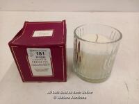 *TORC FRAGRANCE CANDLE IN TEXTURED GLASS JAR / CASSIS & FRESH FIG [2979]