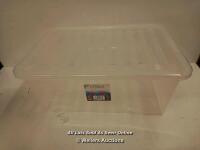 *WHAM 45L CRYSTAL STORAGE SET / NEW WITH LID [2979]