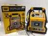 *CAT 1200AMP JUMP STARTER, PORTABLE USB CHARGER AND AIR COMPRESSOR / POWERS UP, MINIMAL SIGNS OF USE