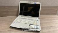 *ACER ASPIRE 5920 LAPTOP / 500GB HDD / 3GB RAM / INTEL CORE 2 DUO PROCESSOR @ 1.83 GHZ / WINDOWS 7 / WITHOUT POWER SUPPLY [78-24/03]