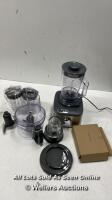 *KENWOOD FDM312SS MULTI PRO COMPACT FOOD PROCESSOR / POWERS UP AND APPEARS FUNCTIONAL, MINIMAL SIGNS OF USE