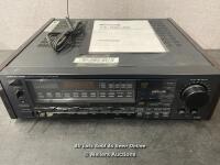 *ONKYO INTEGRA TX-108 RECEIVER AMPLIFIER 'COMPUTER CONTROLLED TUNER AMPLIFIER' A / UNCHECKED FOR POWER / U.S. PLUG