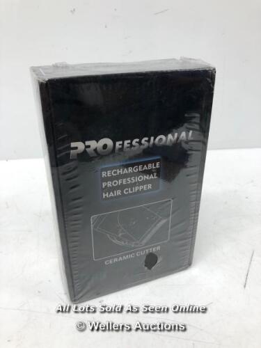 *PROFESSIONAL RECHARGEABLE PROFESSIONAL CERAMIC HAIR CLIPPERS / NEW