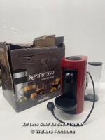 *NESPRESSO VERTUO PLUS BY MAGIMIX COFFEE MACHINE / VERY MINIMAL SIGNS OF USE / POWERS UP & APPEARS FUNCTIONAL