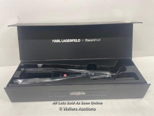 *KARL LAGERFELD X STEAMPOD LIMITED EDITION HAIR STYLER / NEW