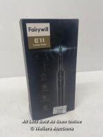 *FAIRYWILL E11 VALUE PACK SONIC ELECTRIC TOOTH BRUSH / NEW