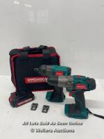 *HYCHIKA ID-18BC & DD-18BC CORDLESS DRILL SET / INCLUDES 1 X BATTERY , WITHOUT CHARGER / MINIMAL SIGNS OF USE