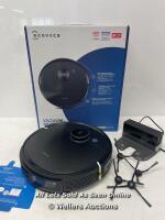 *ECOVACS DEEBOT OZMO T8 AIVI PRO ELECTRIC OSCILLATING VACCUM CLEANER / POWERS UP, APPEARS FUNCTIONAL / MINIMAL SIGSN OF USE
