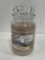 *YANKEE CANDLE, WARM CASHMERE, 623G, NEW