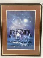 *FRAMED PRINT "WIZARD" SIGNED BY THE ARTIST