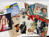 ASSORTED VINTAGE AND MODERN MAGAZINES INCLUDING WOMEN'S REALM (1958) AND Q MAGAZINE 100 GREATEST ROCK PHOTOGRAPHS (FORWARD BY DAVID BOWIE)