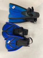 US DRIVER SCUBA FINS X2 LARGE AND MED