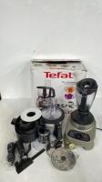 *TEFAL DOUBLE FORCE FOOD PROCESSOR/POWERS UP/DAMAGED CONTROL KNOB