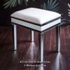 *CANORA GREY ARIA DRESSING TABLE STOOL COLOUR: MIRROR / RRP: £97.99 / APPEARS TO BE NEW - OPEN BOX / ALL ITEMS TO BE BOOKED AND COLLECTED FROM HOMESTEAD FARM [2975]