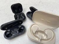 *BAG OF X4 EARBUDS CHARGER CASE INCL. MPOW, SAMSUNG, RAYCON ( ONLY CHARGER CASES )