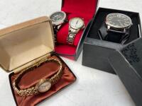 4X ASSORTED WATCHES INCLUDING RIVER ISLAND, MARKS & SPENCER AND INGEROSOL